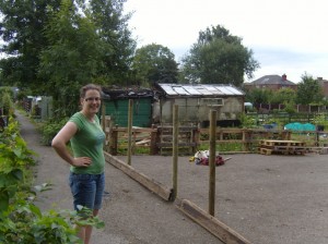 Pilla and the fence