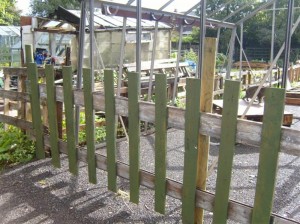 Painted fence