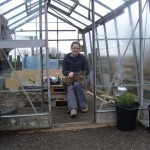 Pilla & Tammy in the greenhouse